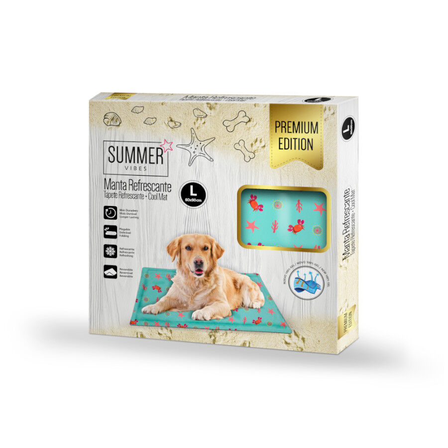 Summer Vibes Cool Mat Premium Manta Refrescante para cães e gatos, , large image number null